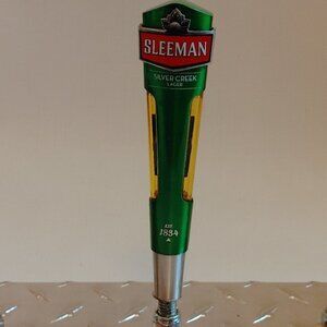 SLEEMAN SILVER CRREK Lager Shotgun Tap Handle  Knob Gear Shifter Bar Used